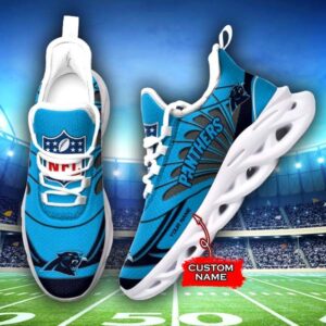 NFL Carolina Panthers Max Soul Sneaker Custom Name 62M12
