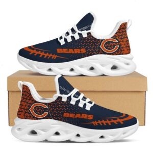 NFL Chicago Bears Black Orange Rugby Ball Edition Max Soul Shoes