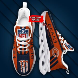 NFL Chicago Bears Max Soul Sneaker Custom Name 40M12