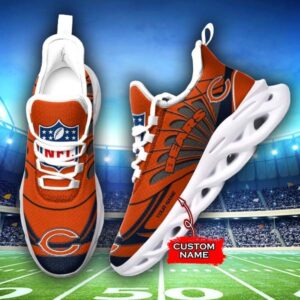 NFL Chicago Bears Max Soul Sneaker Custom Name 62M12