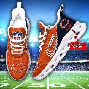 NFL Chicago Bears Max Soul Sneaker Custom Name Ver 3