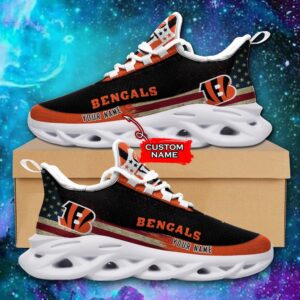 NFL Cincinnati Bengals Max Soul Sneaker Monster Custom Name 42M12