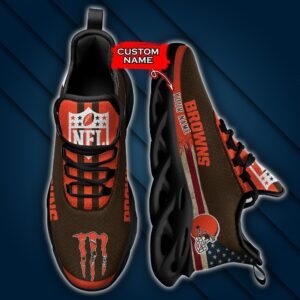 NFL Cleveland Browns Max Soul Sneaker Custom Name Pod 42 M1RTT