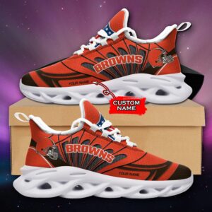 NFL Cleveland Browns Max Soul Sneaker Custom Name Ver 8