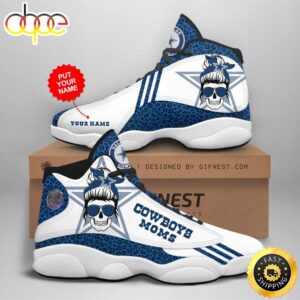 NFL Dallas Cowboys Custom Name Air Jordan 13 Shoes V4
