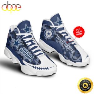 NFL Dallas Cowboys Custom Name Litmited Edition Air Jordan 13 Shoes