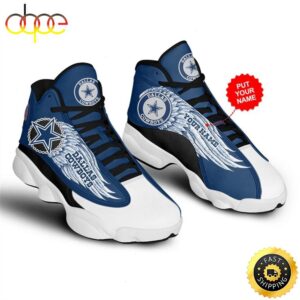 NFL Dallas Cowboys Custom Name Swing Air Jordan 13 Shoes