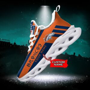 NFL Denver Broncos Max Soul Sneaker Custom Name 40M12