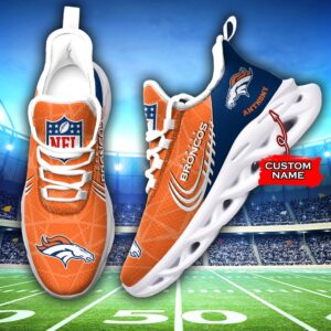 NFL Denver Broncos Max Soul Sneaker Custom Name Ver 3