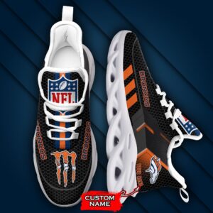 NFL Denver Broncos Max Soul Sneaker Monster Custom Name 43M12