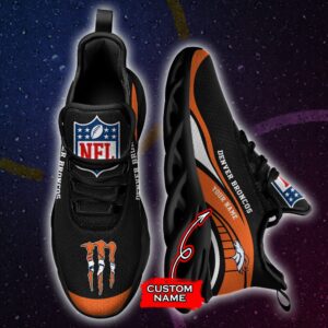 NFL Denver Broncos Max Soul Sneaker Monster Custom Name Style 2