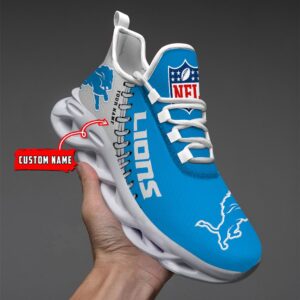 NFL Detroit Lions Max Soul Sneaker Custom Name Ver 1