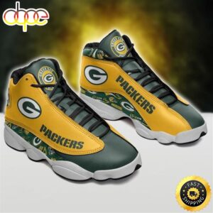 NFL Green Bay Packers Air Jordan 13 Shoes V3