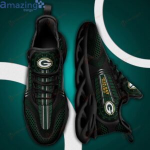 NFL Green Bay Packers Dark Green Black Max Soul Shoes