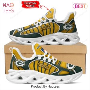 NFL Green Bay Packers Gold Color Max Soul Shoes