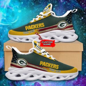 NFL Green Bay Packers Max Soul Sneaker Custom Name Pod 42 M1RTT