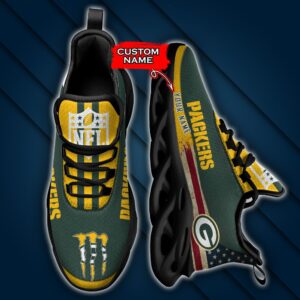 NFL Green Bay Packers Max Soul Sneaker Custom Name Pod 42 M1RTT