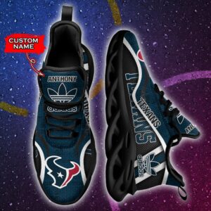 NFL Houston Texans Max Soul Sneaker Adidas Custom Name 35M12