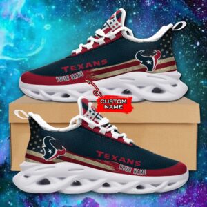 NFL Houston Texans Max Soul Sneaker Custom Name Pod 42 M1RTT