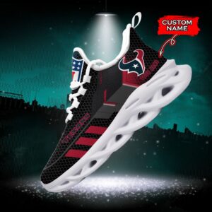 NFL Houston Texans Max Soul Sneaker Monster Custom Name 43M12