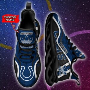 NFL Indianapolis Colts Max Soul Sneaker Adidas Custom Name 35M12
