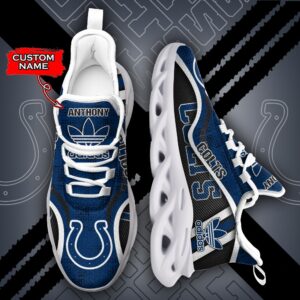 NFL Indianapolis Colts Max Soul Sneaker Adidas Custom Name 35M12