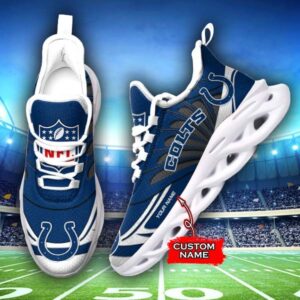 NFL Indianapolis Colts Max Soul Sneaker Custom Name 62M12
