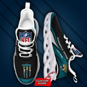 NFL Jacksonville Jaguars Max Soul Sneaker Monster Custom Name Style 2