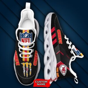 NFL Kansas City Chiefs Max Soul Sneaker Custom Name 43M1