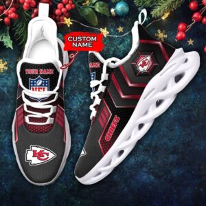 NFL Kansas City Chiefs Max Soul Sneaker Custom Name 69HTN2377