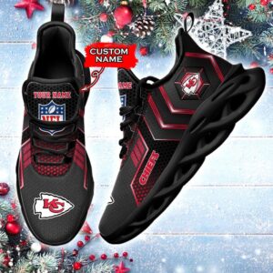 NFL Kansas City Chiefs Max Soul Sneaker Custom Name 69HTN2377