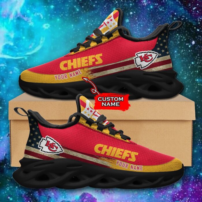 NFL Kansas City Chiefs Max Soul Sneaker Custom Name Pod 42 M1RTT