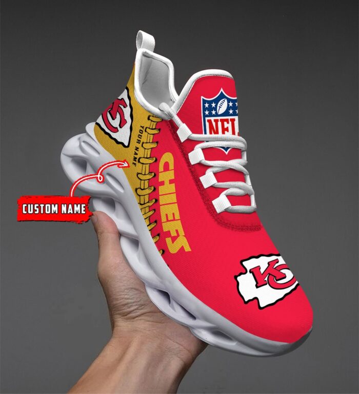 NFL Kansas City Chiefs Max Soul Sneaker Custom Name Ver 1