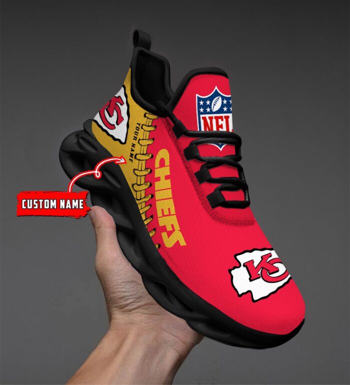 NFL Kansas City Chiefs Max Soul Sneaker Custom Name Ver 1