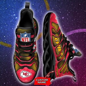 NFL Kansas City Chiefs Max Soul Sneaker Custom Name Ver 5