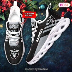 NFL Las Vegas Raiders Max Soul Sneaker Custom Name