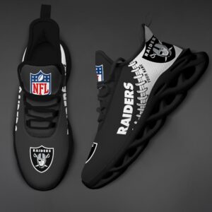 NFL Las Vegas Raiders Max Soul Sneaker Custom Name Ver 1