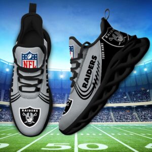 NFL Las Vegas Raiders Max Soul Sneaker Custom Name Ver 2