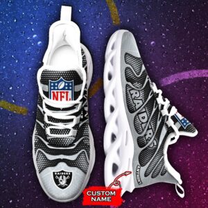 NFL Las Vegas Raiders Max Soul Sneaker Custom Name Ver 5