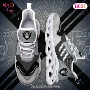 NFL Las Vegas Raiders Silver Max Soul Shoes for Fans