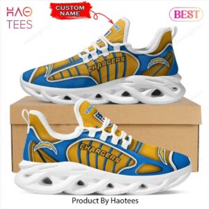 NFL Los Angeles Chargers Blue Mix Gold Max Soul Shoes