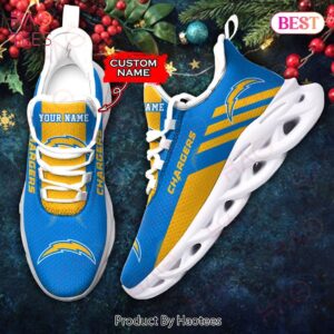 NFL Los Angeles Chargers Max Soul Sneaker Custom Name