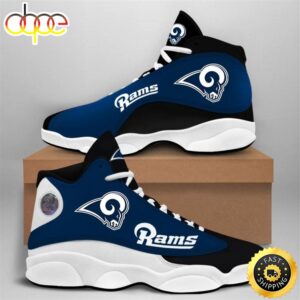 NFL Los Angeles Rams Air Jordan 13 Shoes for Fan