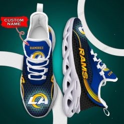 NFL Los Angeles Rams Custom Name Limited Max Soul Shoes