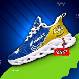 NFL Los Angeles Rams Max Soul Sneaker Custom Name Ver 3