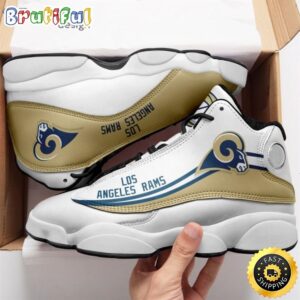 NFL Los Angeles Rams New Trending Version Air Jordan 13 Shoes