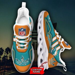 NFL Miami Dolphins Max Soul Sneaker Custom Name Ver 4