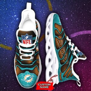 NFL Miami Dolphins Max Soul Sneaker Custom Name Ver 5