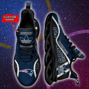 NFL New England Patriots Max Soul Sneaker Adidas Custom Name 35M12