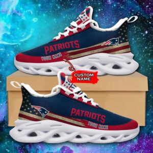 NFL New England Patriots Max Soul Sneaker Custom Name Pod 42 M1RTT